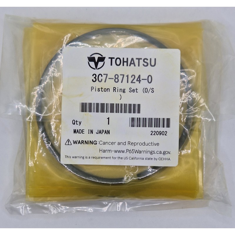 PISTON RING SET "0.5mm O/S" | 3C7-87124-0