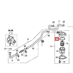 O-RING, FUEL FILTER | 16918-ZY3-003