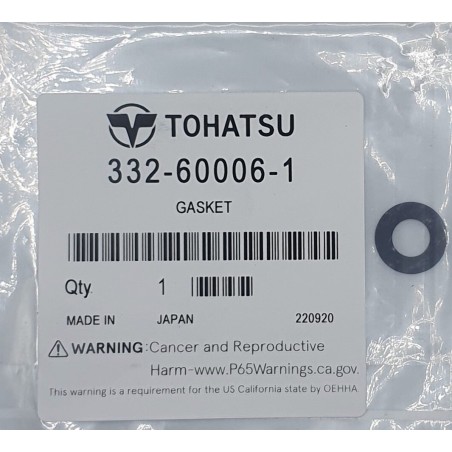 GASKET, DRAIN PLUG | 332-60006-1