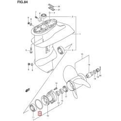 O-RING, PROP. SHAFT HOUSING  | 09280-57002