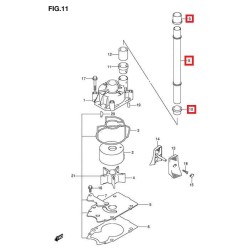 TUBE ASSY, WATER (X) | 17561-93J03