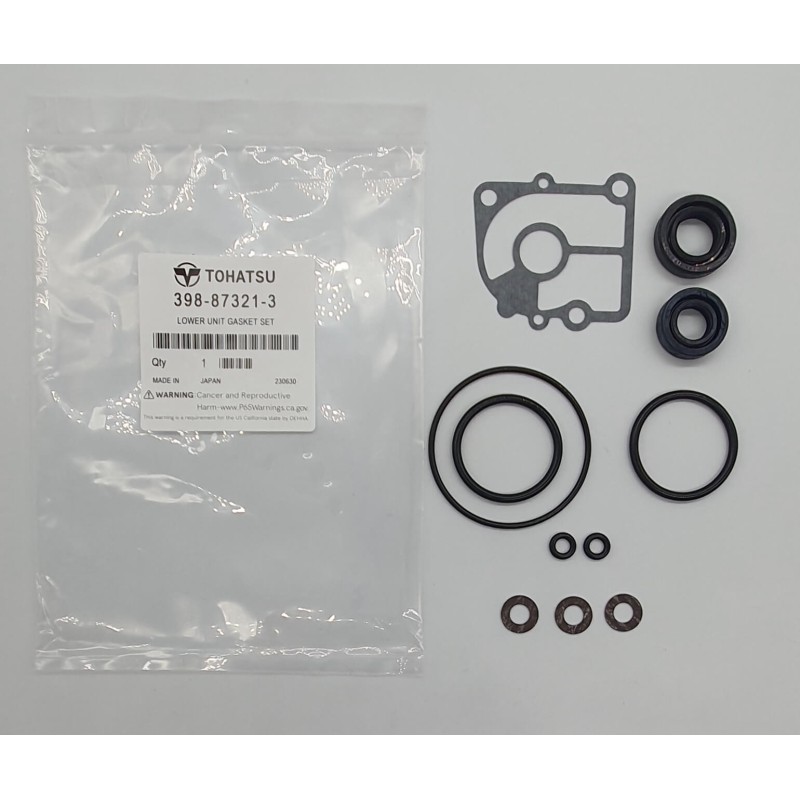 GASKET SET, LOWER UNIT | 398-87321-3