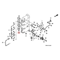 GASKET, INTAKE MANIFOLD | 17151-ZW1-000