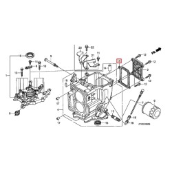 GASKET, CRANKCASE COVER "SIDE" | 11342-ZW9-000