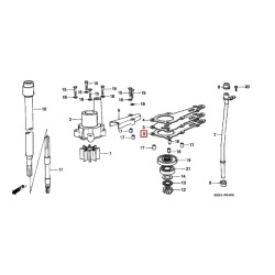 GUIDE PLATE GASKET,WATER PUMP | 19234-881-850