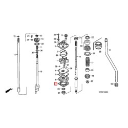 GASKET, WATER PUMP | 19242-ZW1-B00