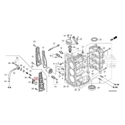 O-RING, ANODE COVER | 91302-ZZ5-M01