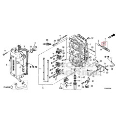 O-RING, ΤΑΠΑΣ ΑΝΟΔΙΟΥ ΚΕΦΑΛΗΣ | 91310-ZZ5-003