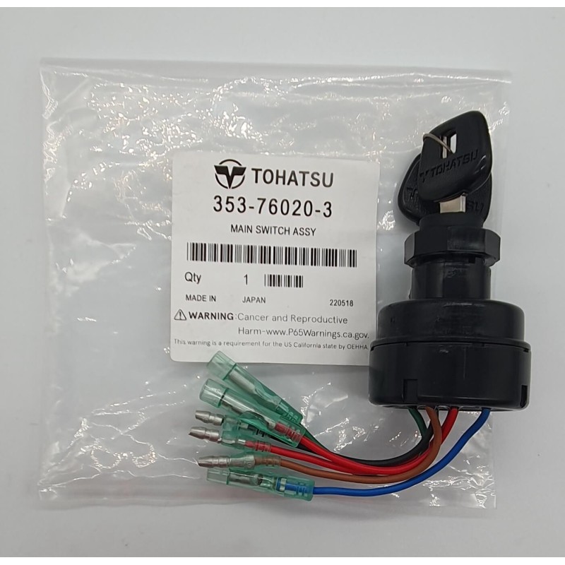 MAIN KEY SWITCH ASSY. | 353-76020-3