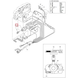 MAIN KEY SWITCH ASSY. | 353-76020-3