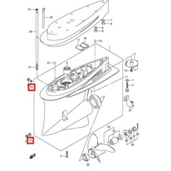 GASKET, DRAIN PLUG | 09168-10034