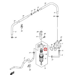 ELEMENT, FUEL FILTER | 15412-92J00