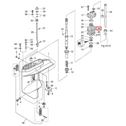 GUIDE PLATE, WATER PUMP | 3R0-65025-0