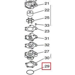 O-RING, ΑΝΤΛΙΑΣ ΝΕΡΟΥ | 93210-46044