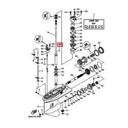 KEY IMPELER, WATER PUMP | 90280-04M04