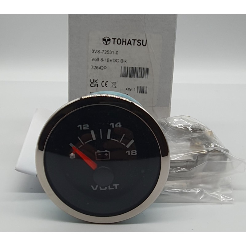 VOLT METER "BLACK" | 3VS-72531-0 / 3GF-72529-0