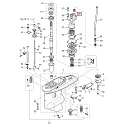 RUBBER SEAL, WATER PUMP | 3C7-65014-0