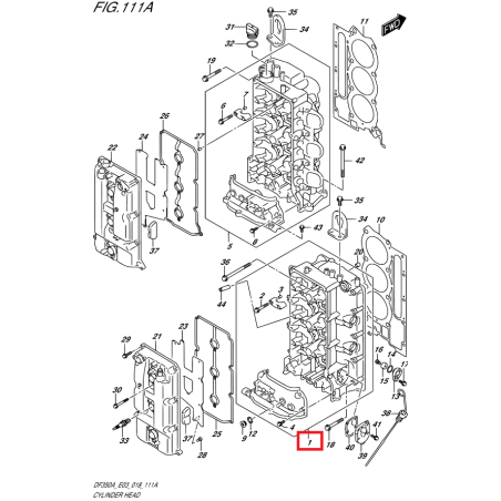 CYLINDER HEAD "STBD" | 11101-98L20