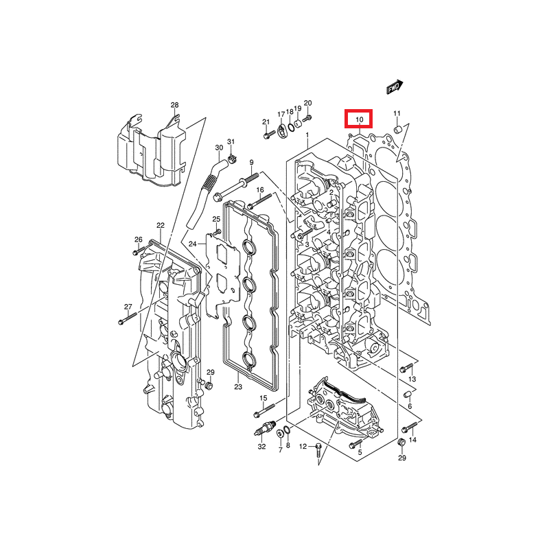 CYLINDER HEAD | 11101-96J03
