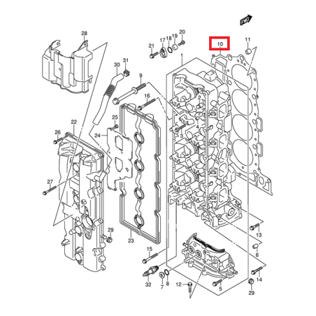 CYLINDER HEAD | 11101-96J03