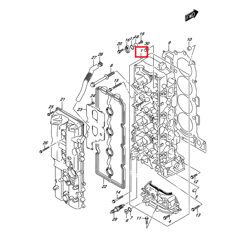 CYLINDER HEAD | 11100-96L10