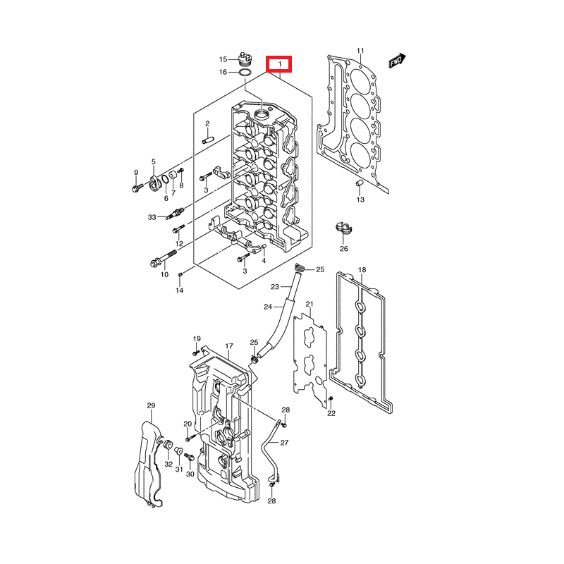 CYLINDER HEAD | 11100-87L20