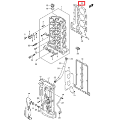 GASKET, CYL HEAD | 11141-87L00