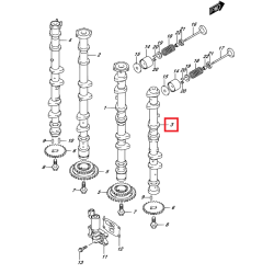 CAMSHAFT EXHAUST "STBD" |...