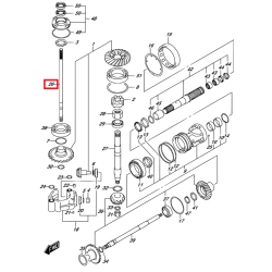 Upper Driveshaft (X)