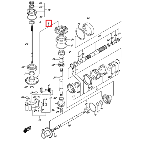 Reverse Gear Set