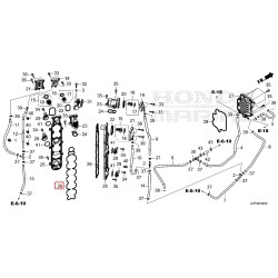GASKET, COVER WATER JACKET | 19363-ZVP-003