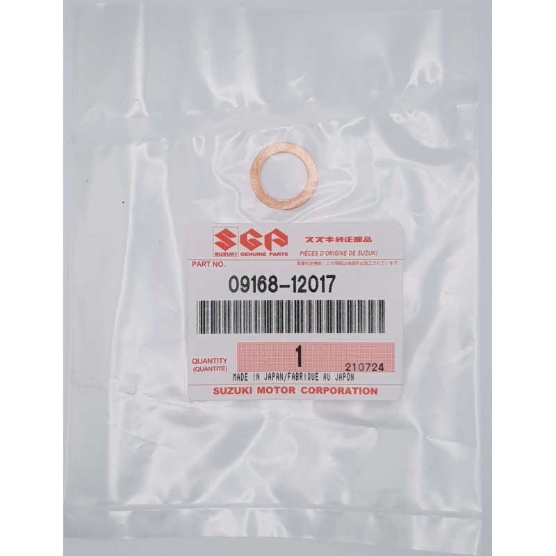 GASKET, DRAIN PLUG | 09168-12017