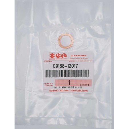 GASKET, DRAIN PLUG | 09168-12017