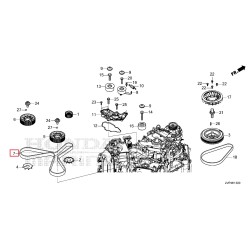 BELT, TIMING   |  14400-ZVP-003