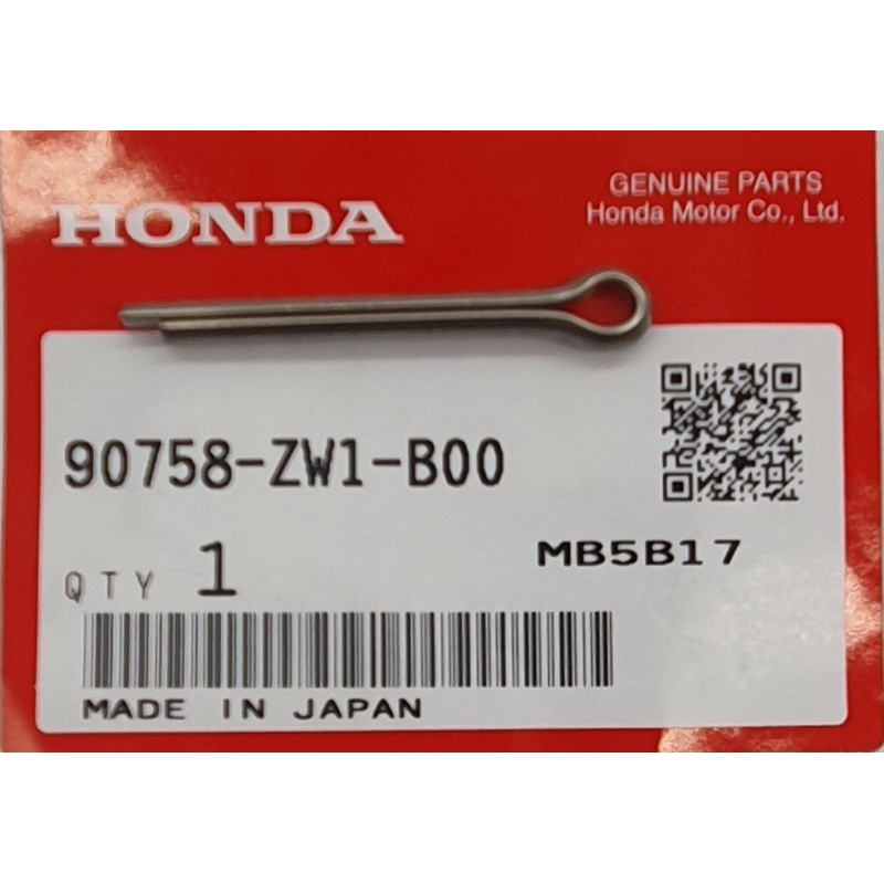 COTTER PIN, PROPELLER | 90758-ZW1-B00