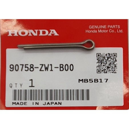COTTER PIN, PROPELLER | 90758-ZW1-B00