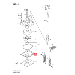 PLATE, WATER PUMP | 17471-95J01