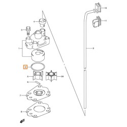 O-RING, ΑΝΛΙΑΣ ΝΕΡΟΥ | 09280-33005