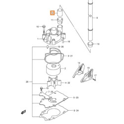 SPACER (ATER TUBE, WATER PUMP | 17612-93j00