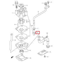 GROMMET, WATER PUMP | 17564-93901