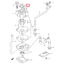 GROMMET, WATER PUMP | 17417-93911