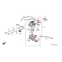 CARBURATOR GASKET KIT | 16010-881-A00