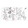 CARBURATOR GASKET KIT | 16010-ZW6-611