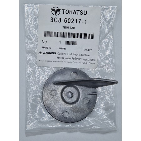 ANODE "TRIM TAB" 3C8-60217-1